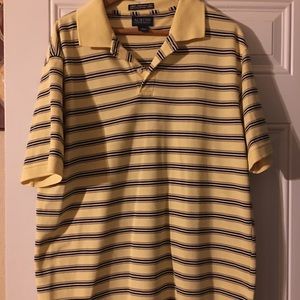 3 Striped Polo Shirts bundle-Large